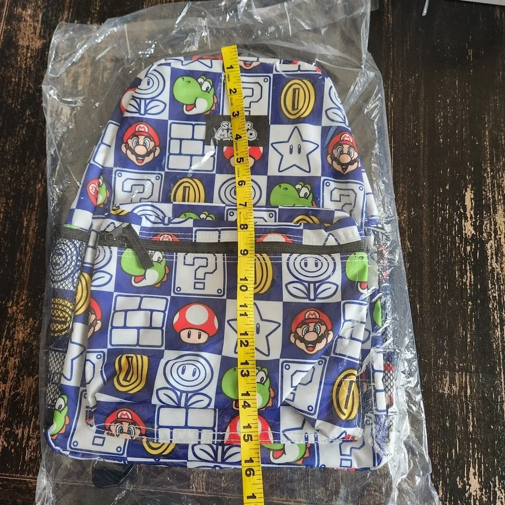 Super Mario Bros.‎ Canvas Backpack for Kids Boys and Girls NWT